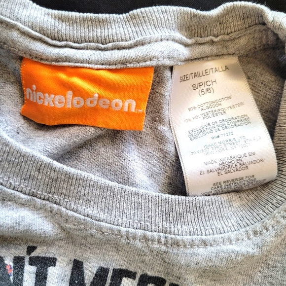 EUC Nickelodeon Bundle Boys Ninja Turtle Pullover Hoodie & T-Shirt - Black/Gray - Picture 10 of 10